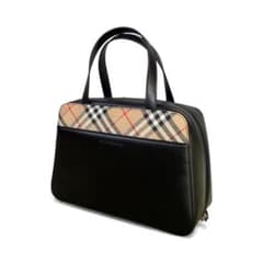 Burberry ハンドバッグ ブラック/ベージュ