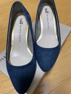 ミドルヒールパンプス オリエンタルトラフィック ネイビー 21.5cmのサムネイル