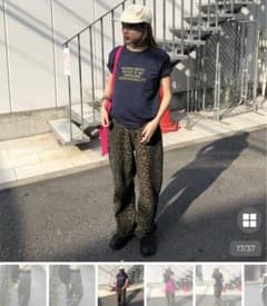 nugu レオパード　ワイドパンツのサムネイル