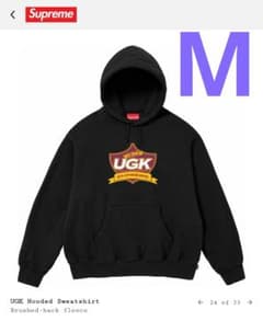 Supreme UGK Hooded Sweatshirt M Black - メルカリ