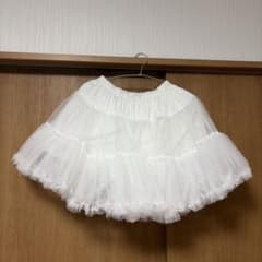 パニエ ホワイト 43cm コスプレ ハロウィンのサムネイル