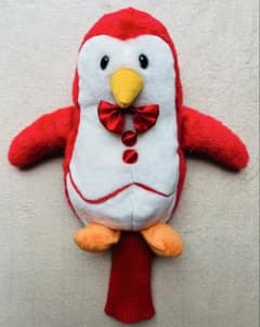 ゴルフ ヘッドカバー ドライバー用 赤ペンギンのサムネイル