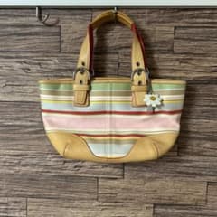 COACH コーチ ハンドバッグ マルチカラー キャンバス×レザー 4435のサムネイル