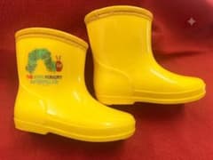 【14cm】はらぺこあおむし 子供用長靴 レインブーツ イエローのサムネイル