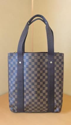 LOUIS VUITTON チェック柄トートバッグのサムネイル