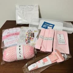 【A】未使用 和装小物8点セット メッシュ前板約43cm Lサイズのサムネイル