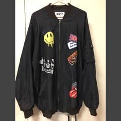 ブルゾン バンド ワッペン 韓国のサムネイル