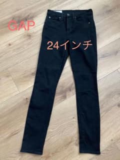 GAP  レディーススキニーデニム　ブラックのサムネイル