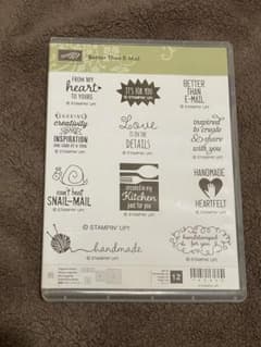 美品　Stampin' Up! Better Than E-Mail スタンプのサムネイル