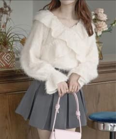 【前後３WAY】２wayクロスラッフリルブラウス／WEB/EC限定商品のサムネイル