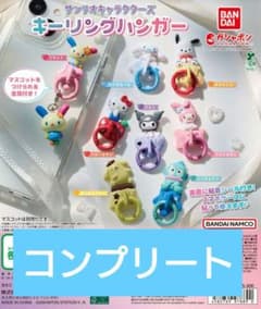 サンリオキャラクターズ キーリングハンガー 全8種コンプリートセットのサムネイル