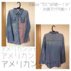 ぶーやん様専用〜！♡  アメリカン柄シャツのサムネイル