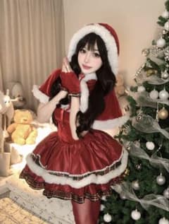 サンタ コスプレ 衣装 クリスマス レッドのサムネイル
