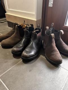 ジャンク2足セット ブランドストーン サイドゴアブーツ サイズ7