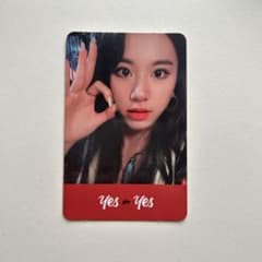 TWICE チェヨン yes or yes トレカ