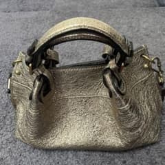 MABIANI ハンドバッグ メタリック ゴールドのサムネイル