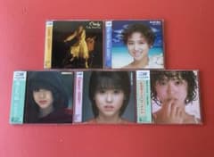 松田聖子 CD選書 アルバム 5枚セット/裸足の季節 SQUALL 青い珊瑚礁他