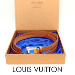 【最終値下げ】LOUIS VUITTON サンチュール ベルトヌメ革スペイン製 最終値下げ】LOUIS VUITTON サンチュール ベルトヌメ革スペイン製