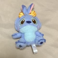 y*l様 スティッチ ミルキーボア マスコットうさ耳むすび　オレンジ