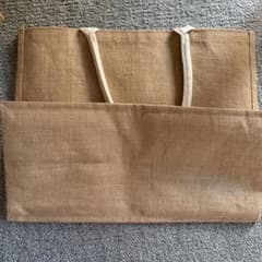 無印良品　ジュートマイバッグ　A3サイズのサムネイル