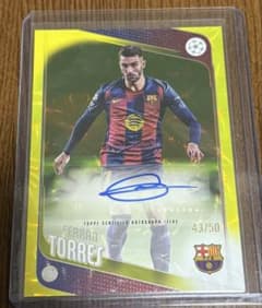 Topps Ferran Torres 直筆サインカード 50枚限定のサムネイル