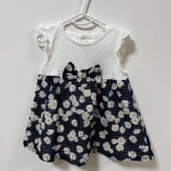 bebe セットアップ　花柄　80cmのサムネイル