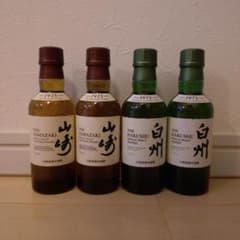 山崎 白州 NV 180ml 4本セット ミニボトル - メルカリ