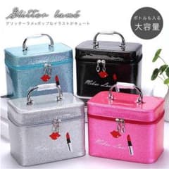 コスメボックス 大容量 コスメ収納 ブラックのサムネイル