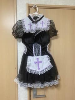 コスプレ】シスター風　ベール付き、レース手袋付きのサムネイル