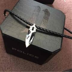 (未使用)ポリス ネックレス 黒のサムネイル