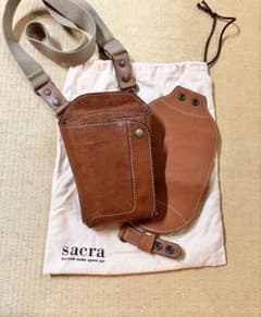 sacra 本革シザーケース ブラウンのサムネイル
