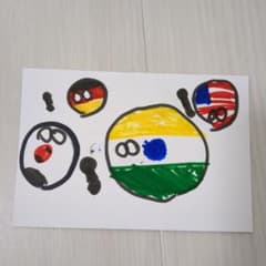 子供作　FNF ポーランドボールの絵のサムネイル