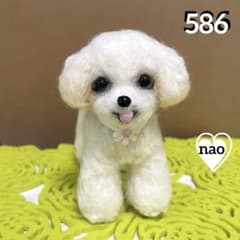 586♥︎マルプー犬・羊毛フェルト❣️ - メルカリ