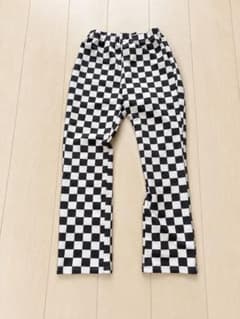 キッズ チェッカーフラッグ柄 ロングパンツ FOUND GOOD 140センチのサムネイル