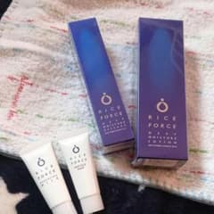 新品！オマケ付き！ライスフォース 化粧水&保湿美容液のサムネイル