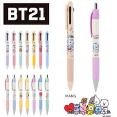 공식 BTS BT21 [MANG] 샤프 펜 3 색 볼펜 세트