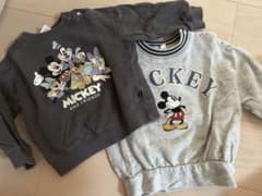 Disney ミッキー＆フレンズ トレーナー 2枚セット 90cmのサムネイル
