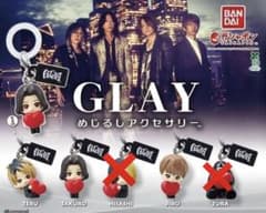 GLAY めじるしアクセサリー ガチャ 3種4個セットのサムネイル