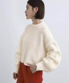 《select MOCA》AW twofaceショート ニットのサムネイル