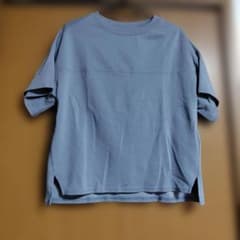 ブルー グレー 半袖 レディース Tシャツ Mサイズ しまむらのサムネイル