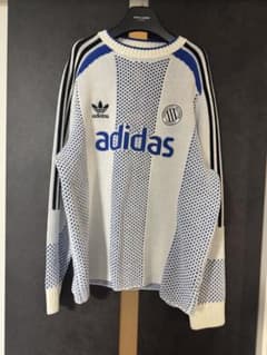 adidas アディダス アディカラー JL8361 ストライプニットセーター  