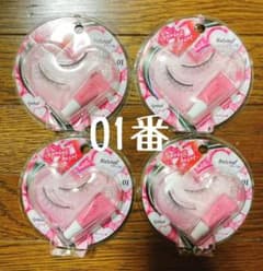 スプリングハート　コージー　つけまつげ　アイラッシュ　01番　セットのサムネイル