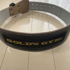 gold gym ブラックレザーベルト　Mサイズのサムネイル