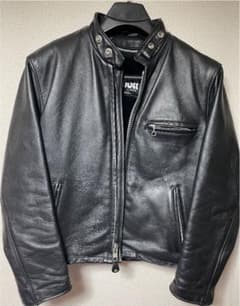schott シングル ライダースジャケット レザージャケット38インチのサムネイル