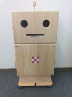 桧無垢材 ロボット型 収納キャビネットのサムネイル