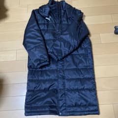 PUMA ブラック ベンチコート 160サイズのサムネイル