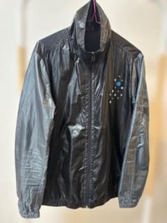 DIESEL ナイロンジャケット ドット柄 ブラックのサムネイル