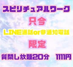 スピリチュアルワーク✱只今限定✱20分質問し放題のサムネイル