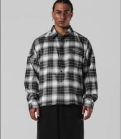 LYFTSCRIPT LOGO OVERSIZE CHECK SHIRT - メルカリ