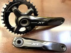DEORE XT クランクセットabsoluteBLACK 34T - メルカリ